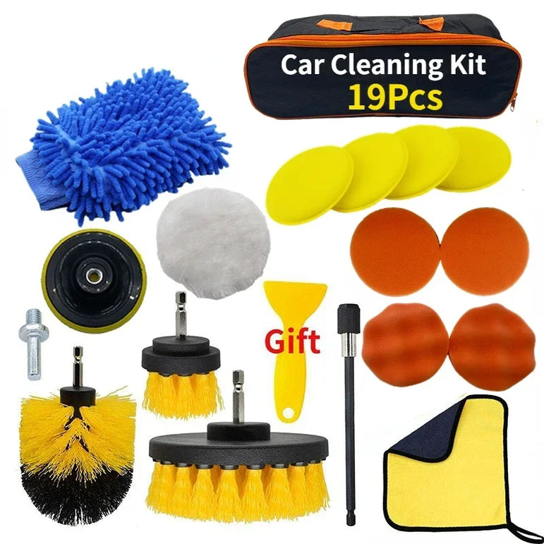 Car Cleaning & Detailing Brush Kit