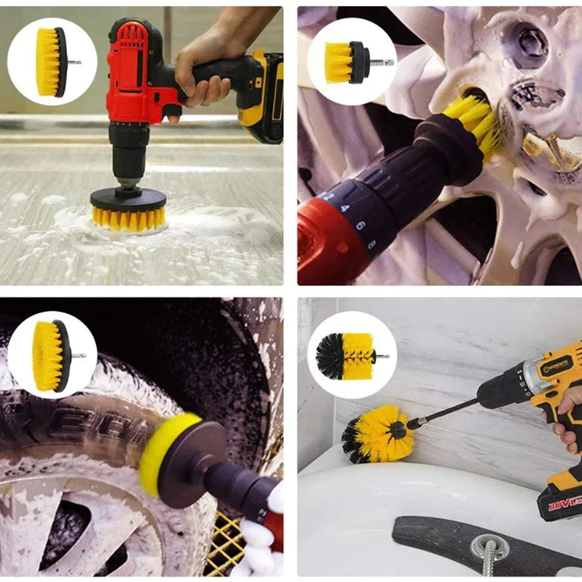 Car Cleaning & Detailing Brush Kit