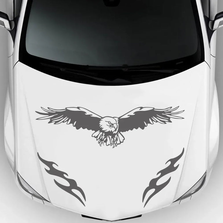 Eagle Fire Racing Car Sticker 20CM