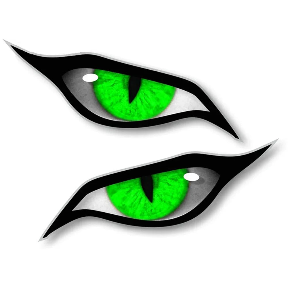 Evil Eye Zombie Car Sticker Set