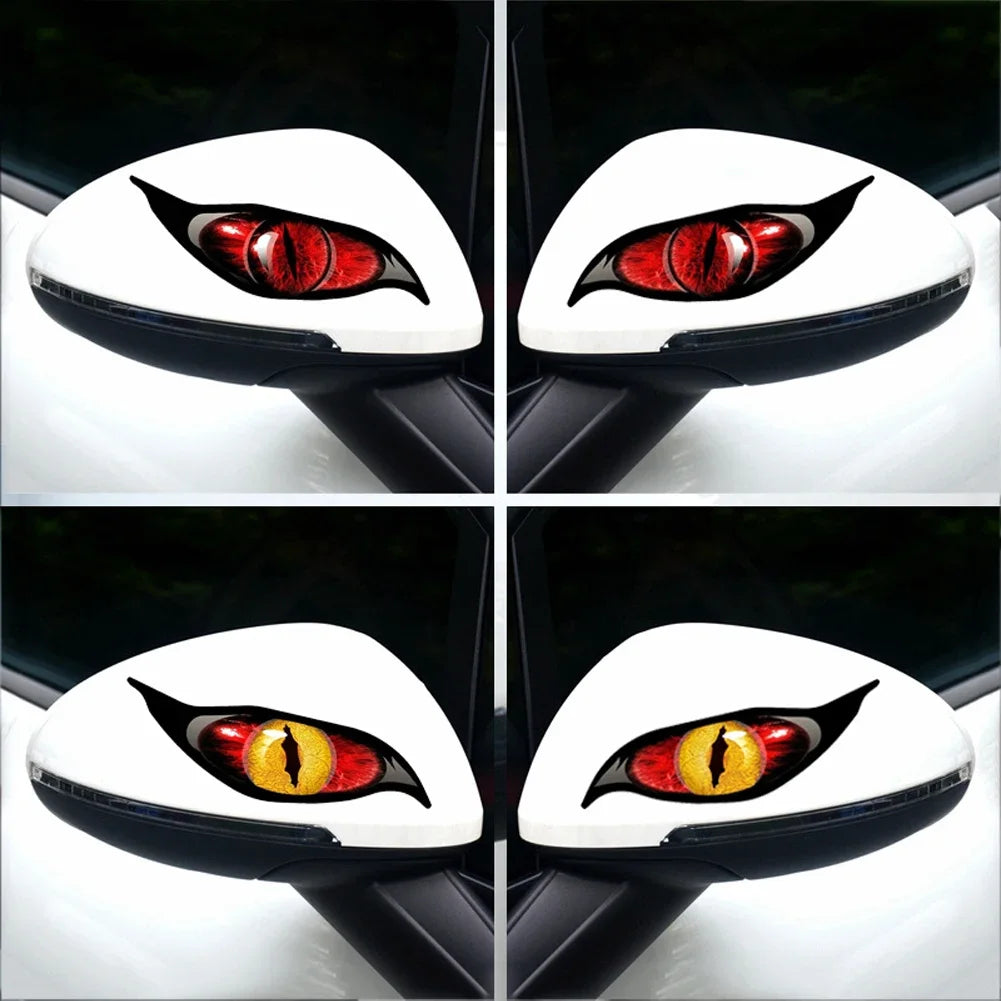 Evil Eye Zombie Car Sticker Set