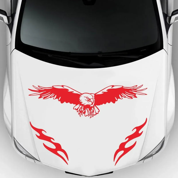 Eagle Fire Racing Car Sticker 20CM