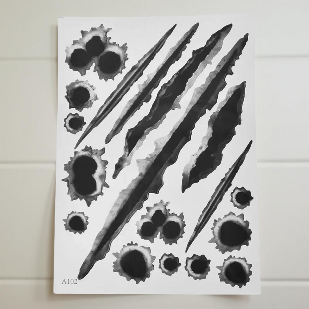 3D Bullet Hole Car Sticker Decal