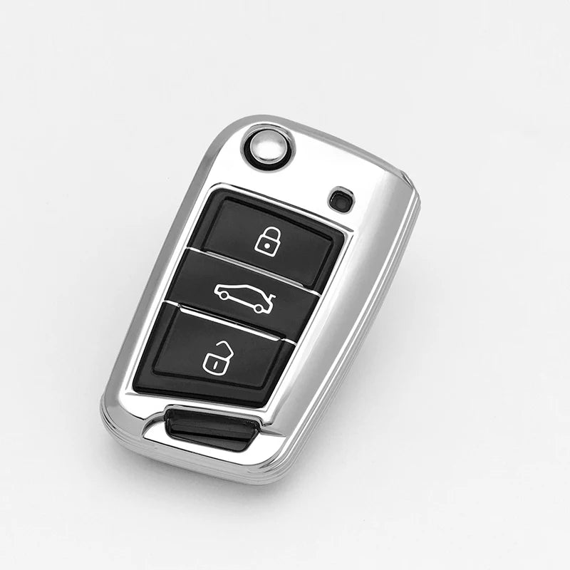 Premium Car Key Case Cover for VW / Skoda / SEAT
