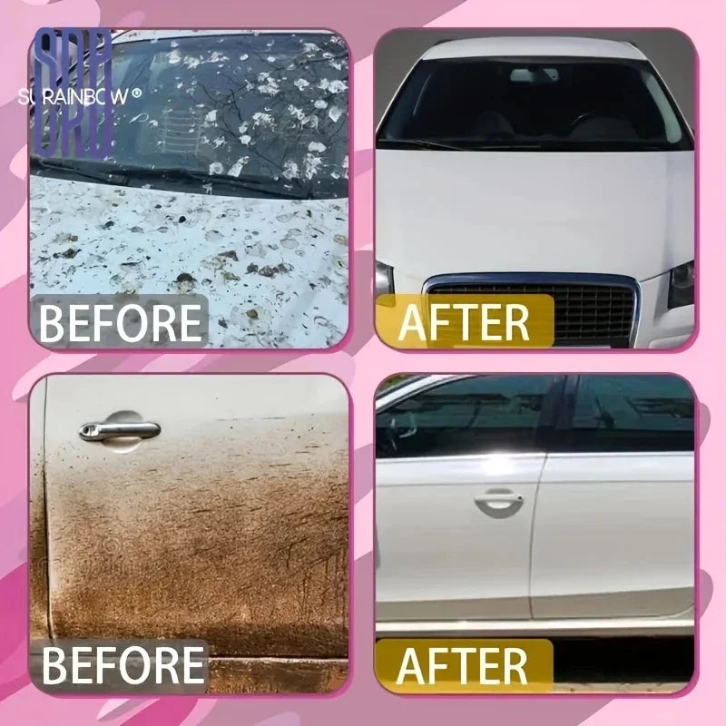 Spumă de spălare auto roz cu ceară