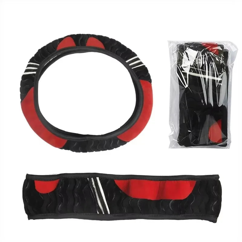 Little Monster Plush Steering Wheel Cover