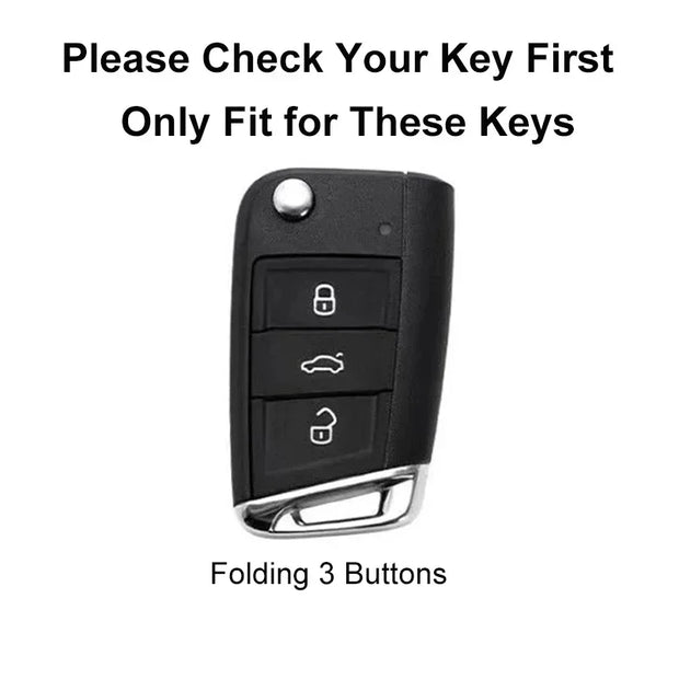 Luxury Key Case Cover for VW Golf 7 & Tiguan