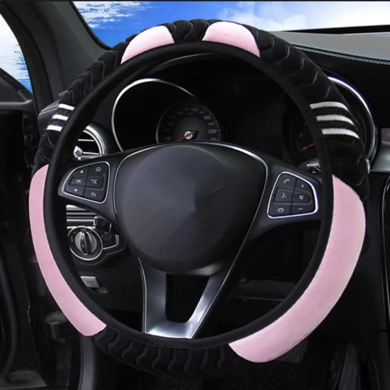 Little Monster Plush Steering Wheel Cover