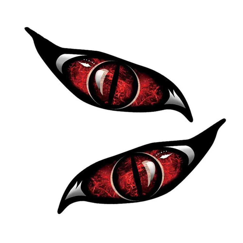 Evil Eye Zombie Car Sticker Set