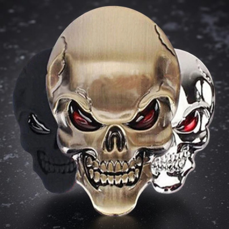 Creative 3D Skull Car Sticker