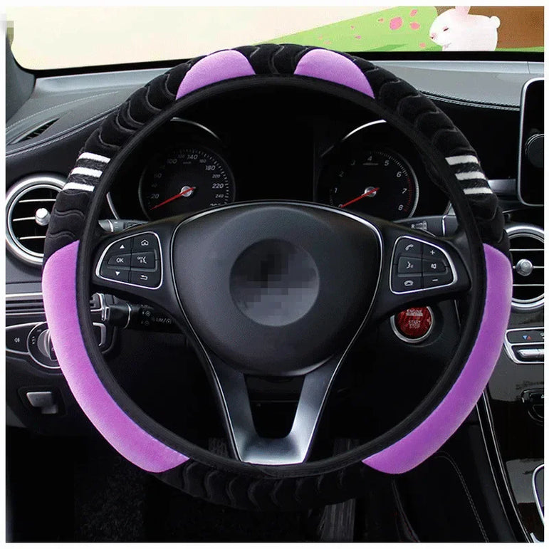 Little Monster Plush Steering Wheel Cover