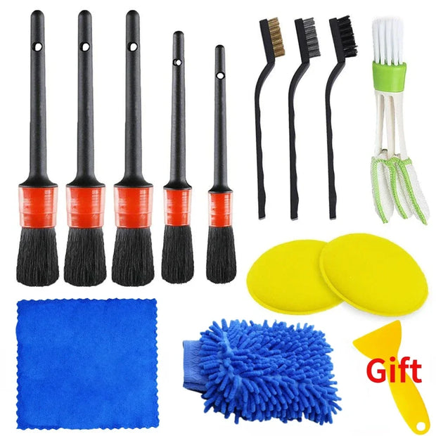 Car Cleaning & Detailing Brush Kit