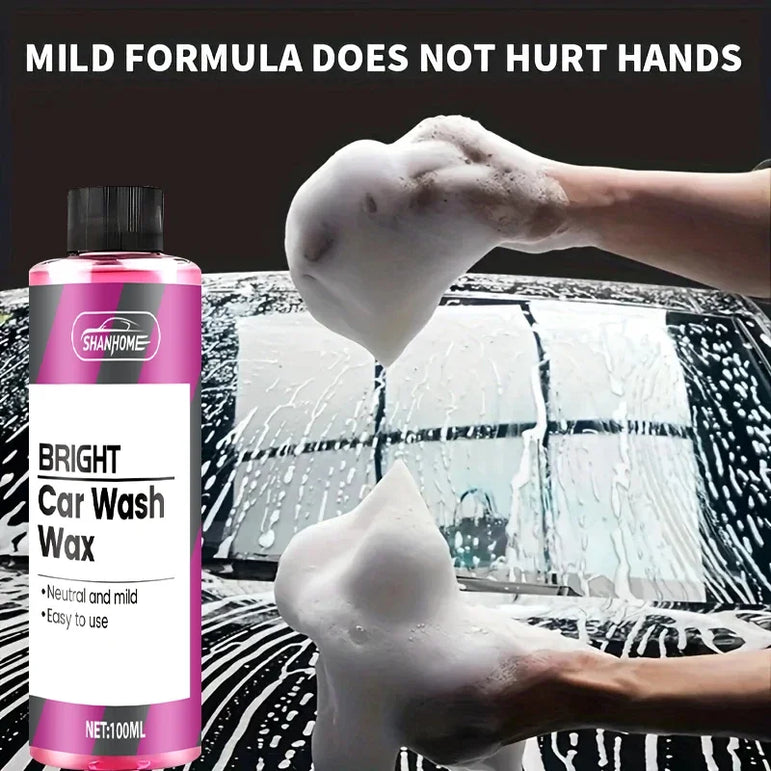Spumă de spălare auto roz cu ceară
