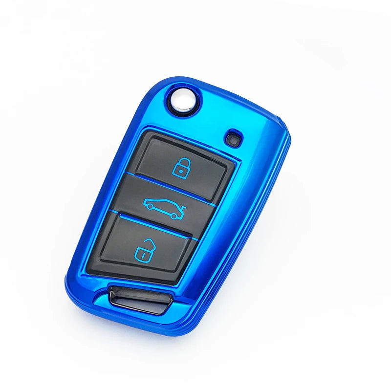 Premium Car Key Case Cover for VW / Skoda / SEAT