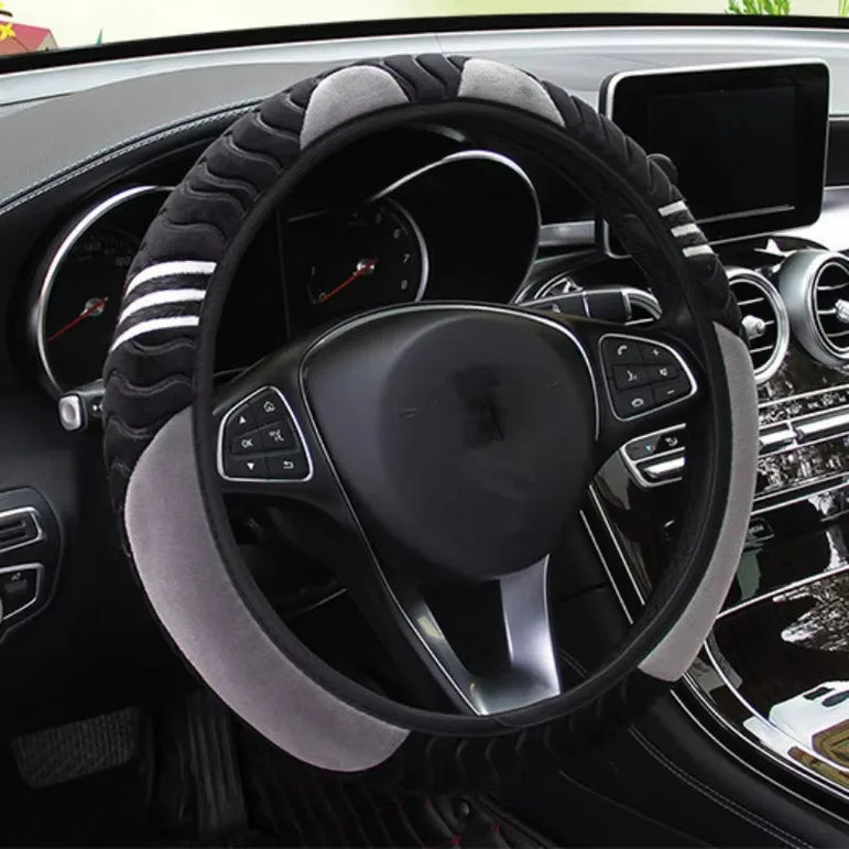 Little Monster Plush Steering Wheel Cover