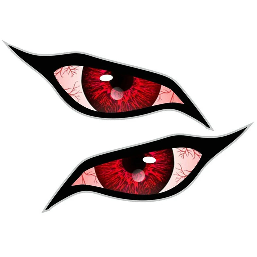 Evil Eye Zombie Car Sticker Set