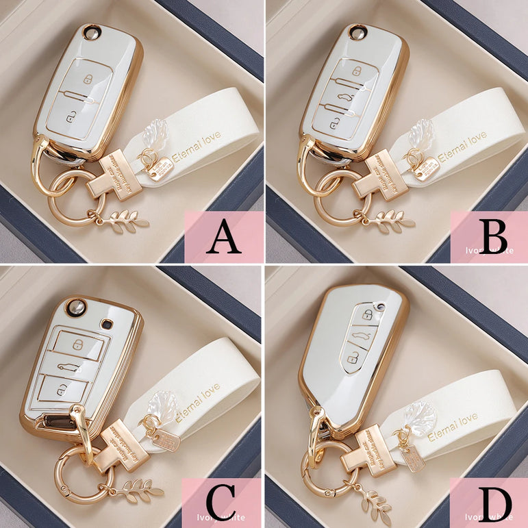 Autoschlüssel-Etui für VW und Skoda