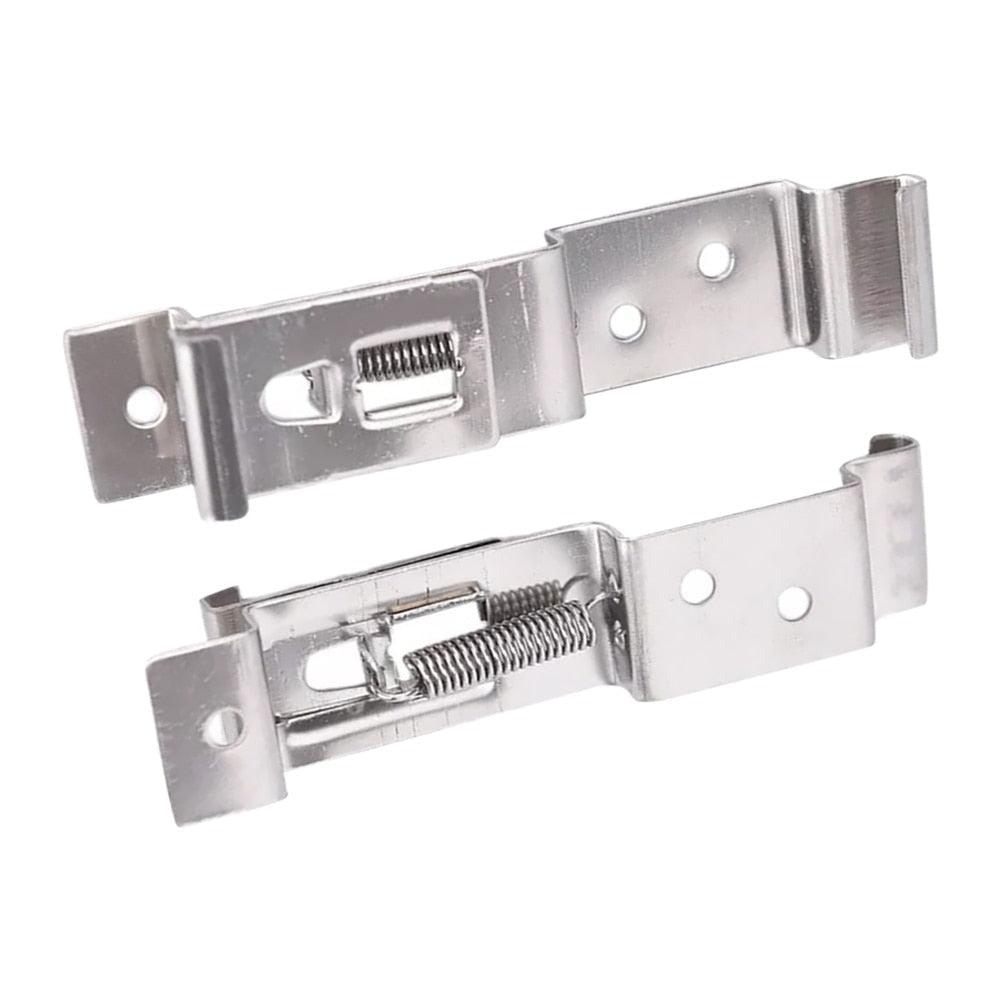 Set - 2x -  Number Holders Stainless Steel 