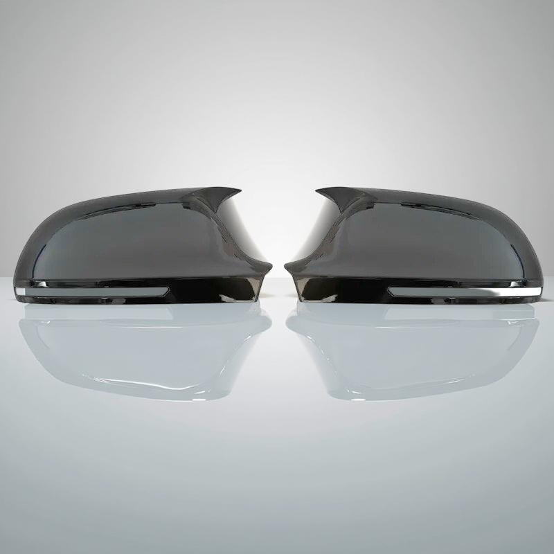 Set of 2 decorations for mirror caps compatible with Audi batman type