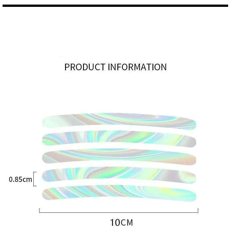 Set of 4 phosphorescent stickers to stick on rims - One Beast Garage