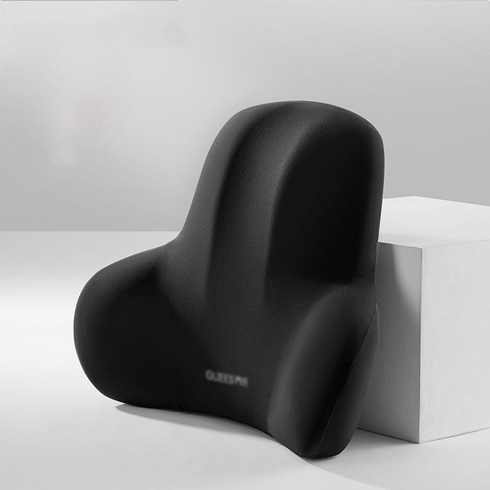 Set of car pillows for headrests and lumbar