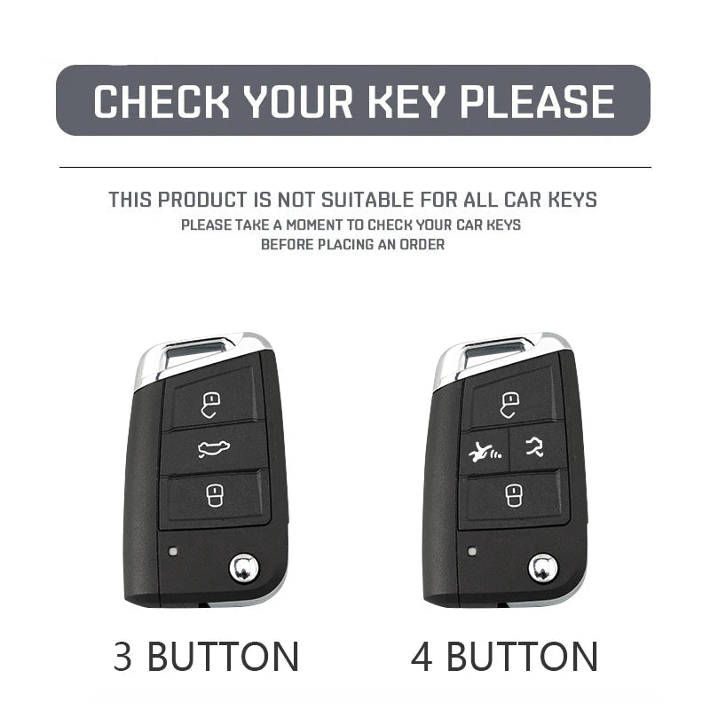 Carbonfaser-Schlüsseletui für VW und Skoda