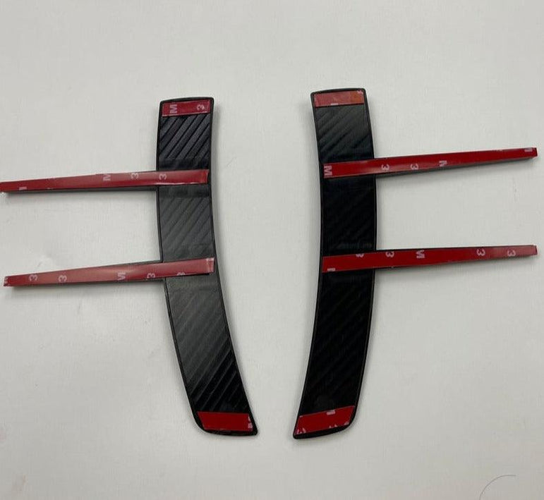 Side lips for the front bumper