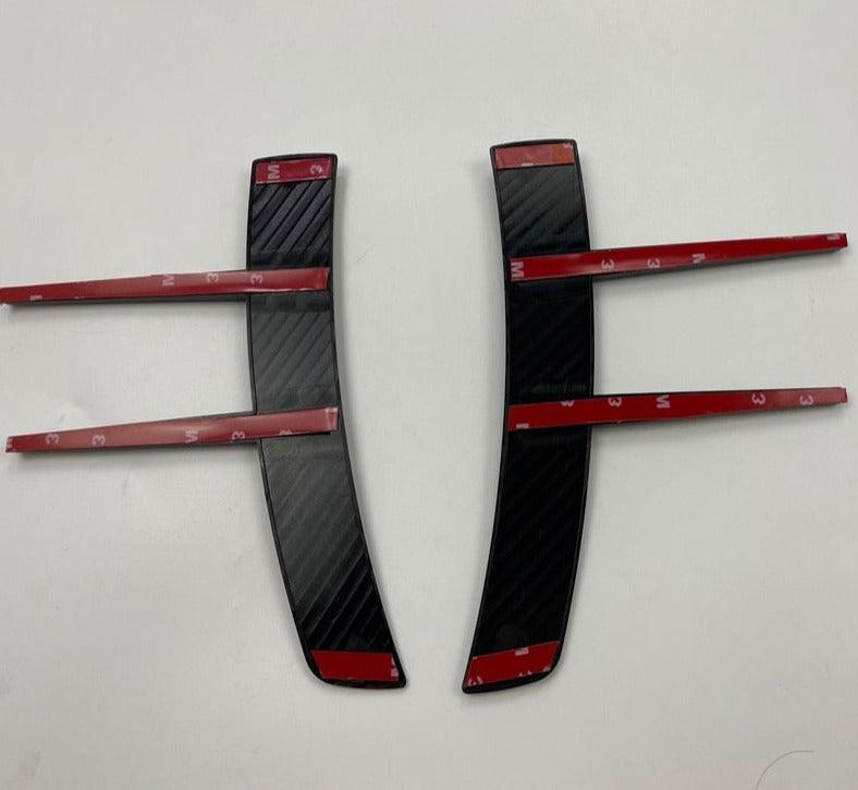 Side lips for the front bumper