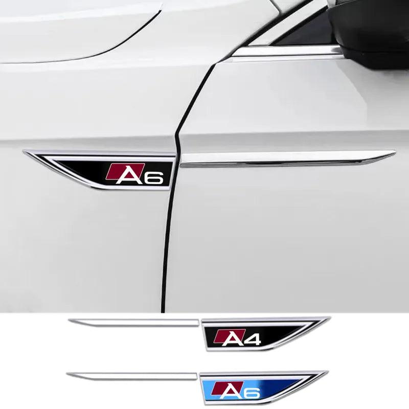 Side metal emblem for Audi (A3-A8) (Q3-Q8)