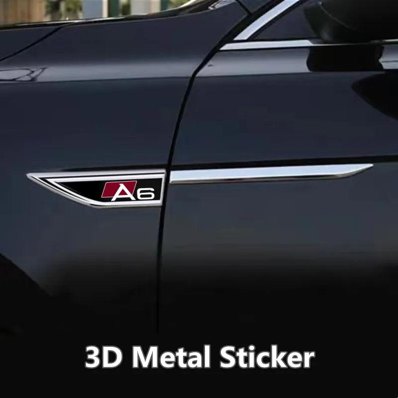 Side metal emblem for Audi (A3-A8) (Q3-Q8)