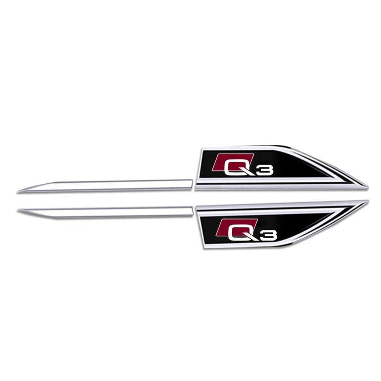 Side metal emblem for Audi (A3-A8) (Q3-Q8)