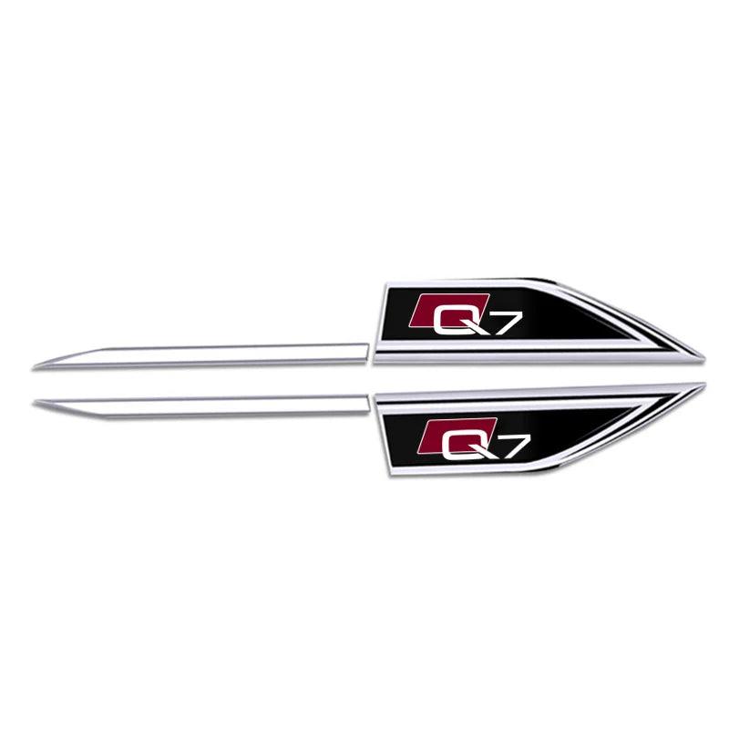 Side metal emblem for Audi (A3-A8) (Q3-Q8)