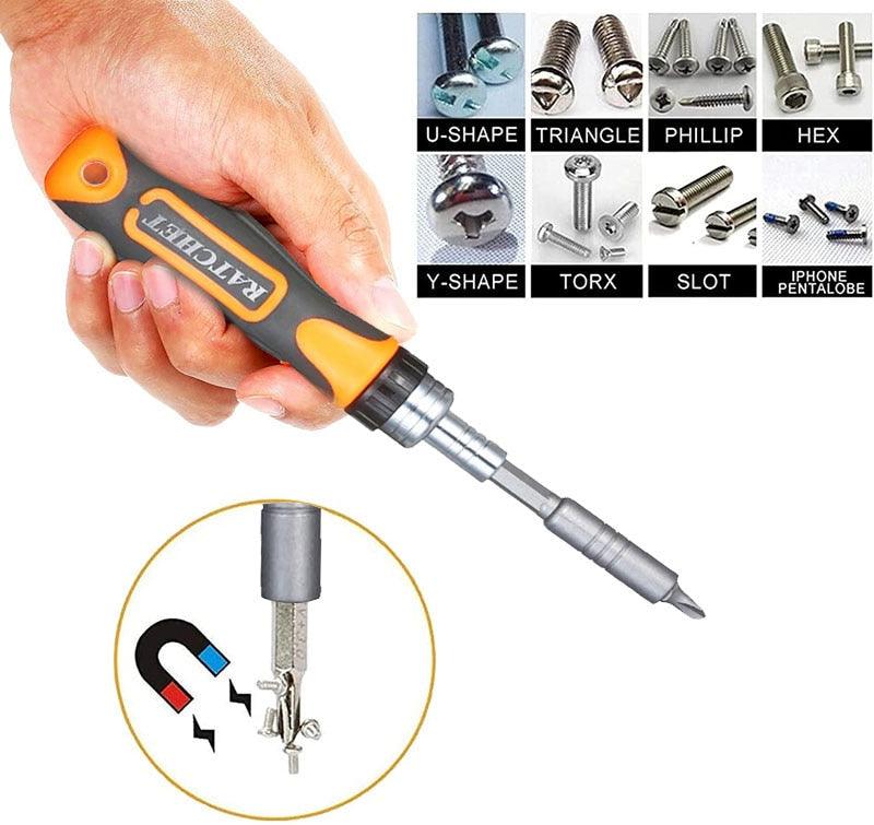Tool kit Magnetic Screw Driver Kit Bits Torx Screwdrivers - One Beast Garage