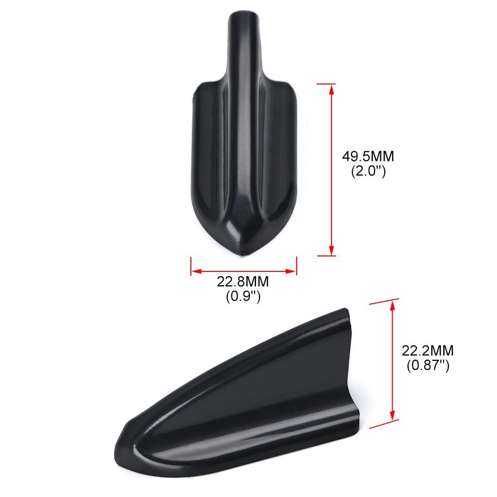 UV-protected & weatherproof Roof Shark Fins Spoiler Wing