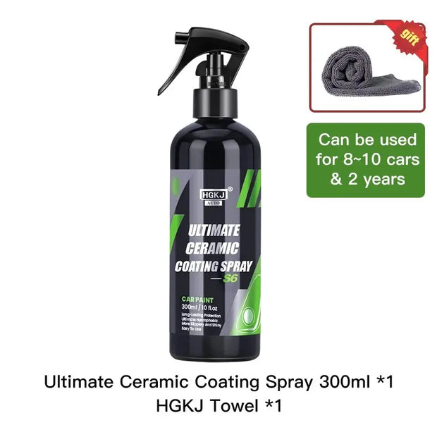 Ultimate Ceramic Coating Spray 9H – High Gloss Hydrophobic Car Protection