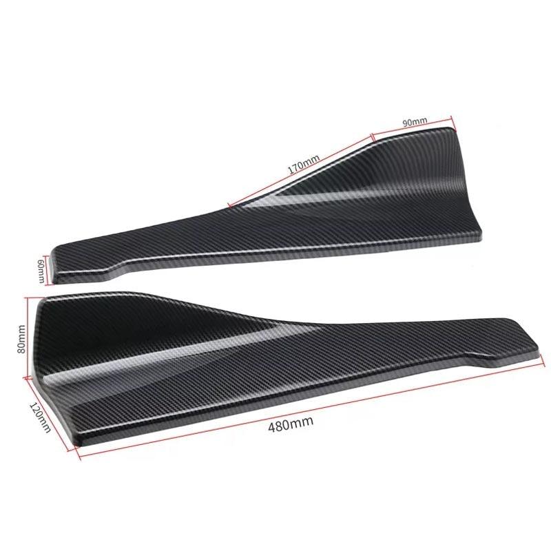 Universal car side fenders for the rear bumper