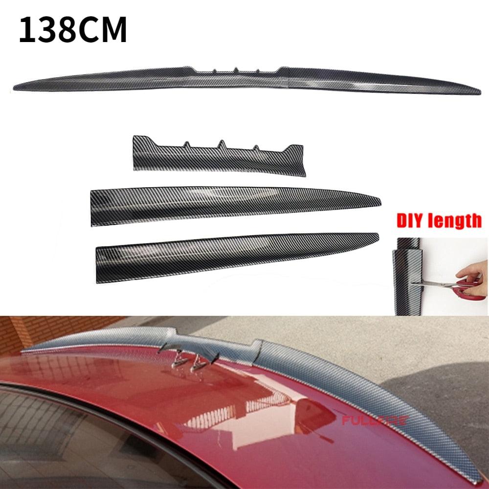 Universal car spoiler for trunk