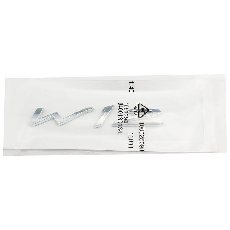 W12 Rear Trunk Badge for Bentley