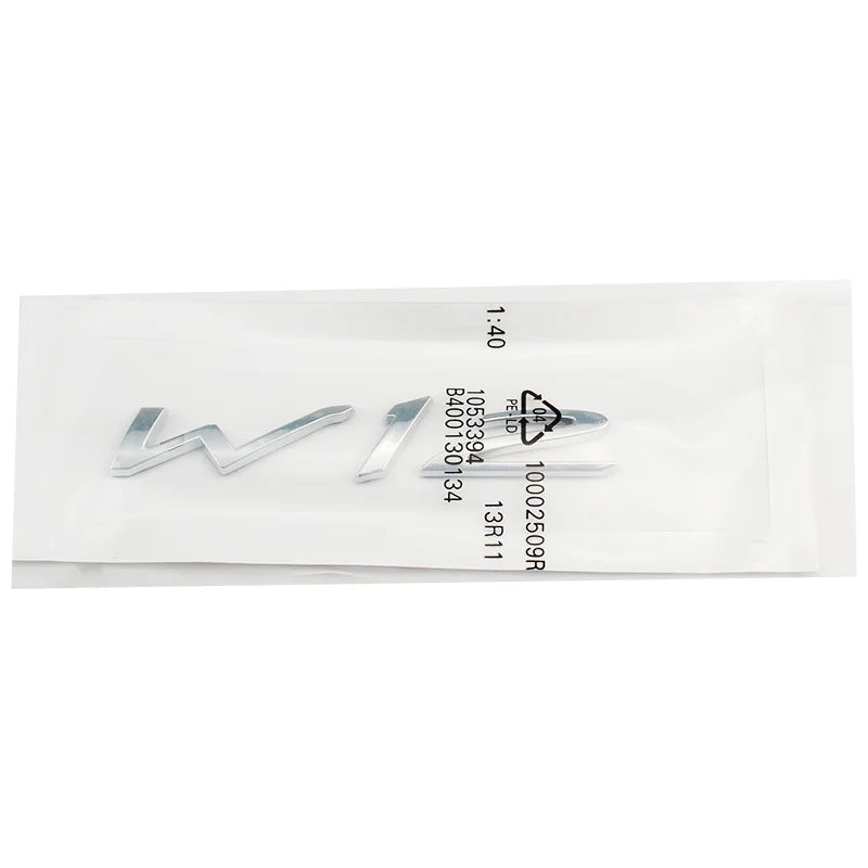 W12 Rear Trunk Badge for Bentley