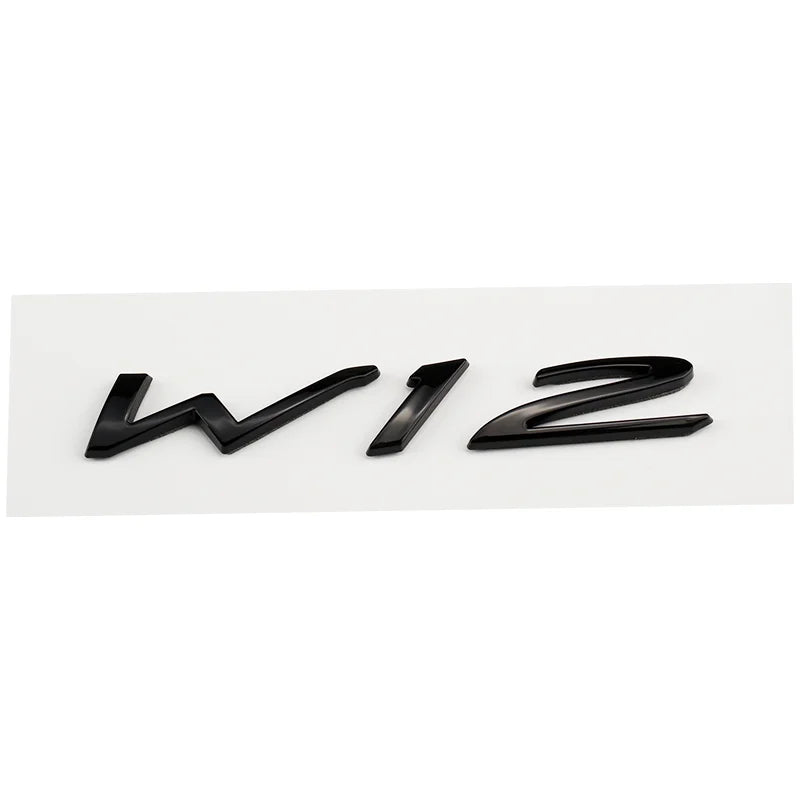 W12 Rear Trunk Badge for Bentley