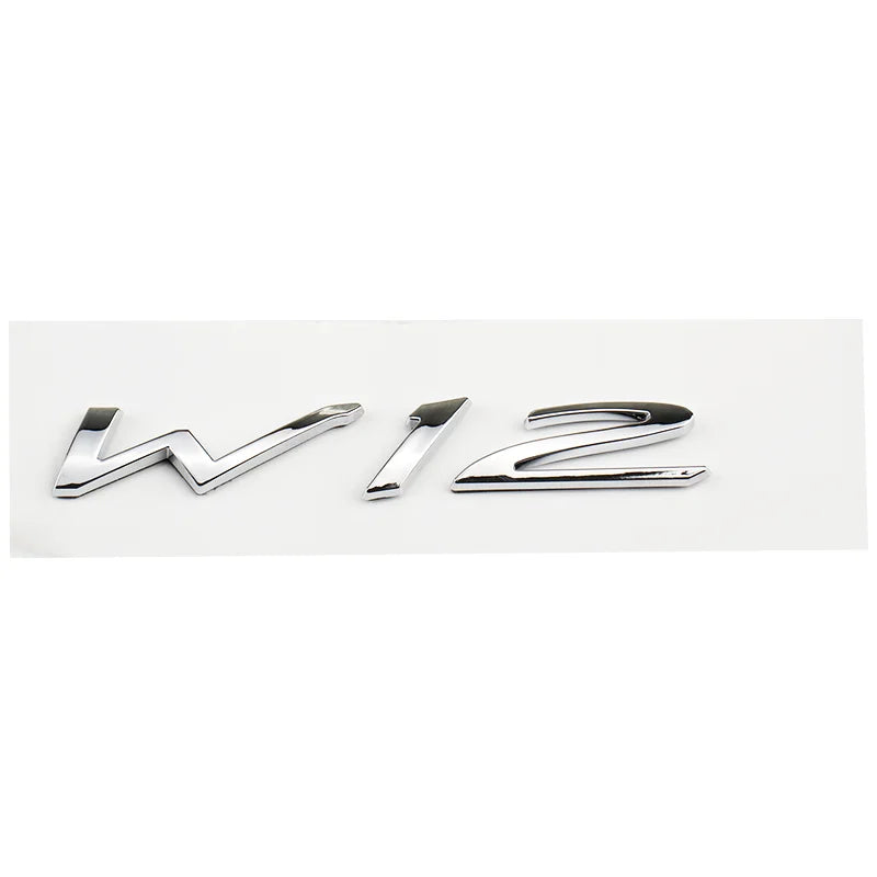 W12 Rear Trunk Badge for Bentley