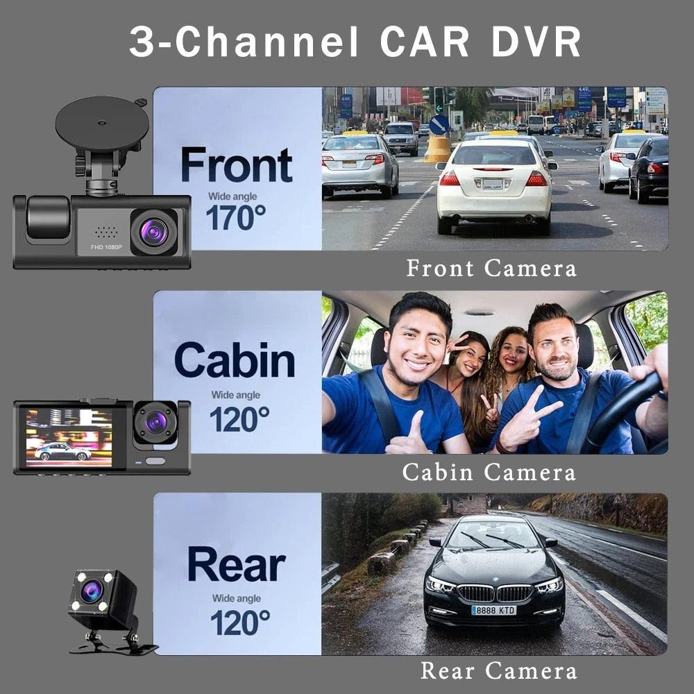 Car Video Recorder (DVR) with 1080P HD Resolution for Car Dashboard - One Beast Garage