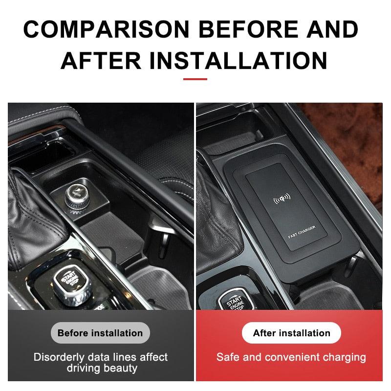 Car wireless charger - Volvo Edition - One Beast Garage