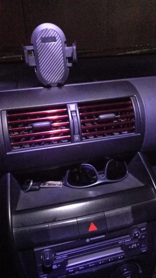 Decorative nickel strips for car air vents - One Beast Garage