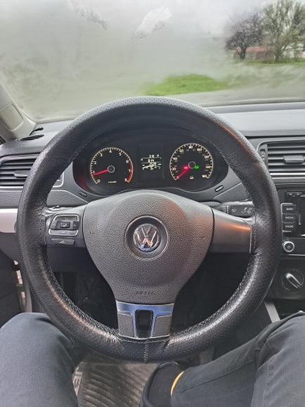 Genuine Leather Steering Wheel Cover - One Beast Garage