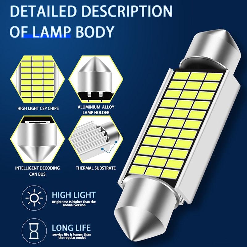 High Quality Super Bright LED Bulb C5W C10W - One Beast Garage