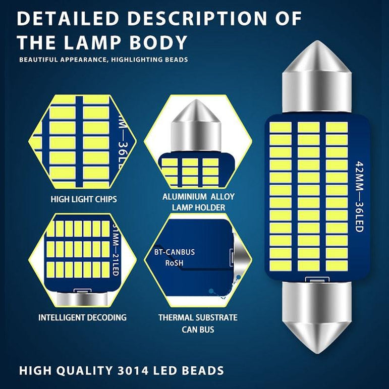 Led Canbus - No Error - C5W - One Beast Garage