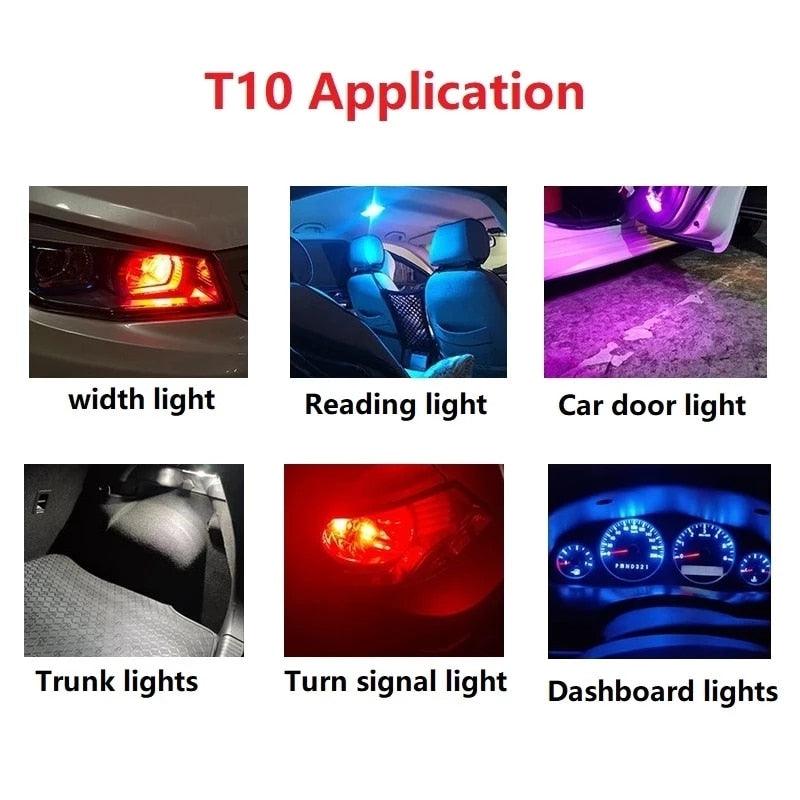LED T10 W5W Canbus Glass COB 6000k - One Beast Garage