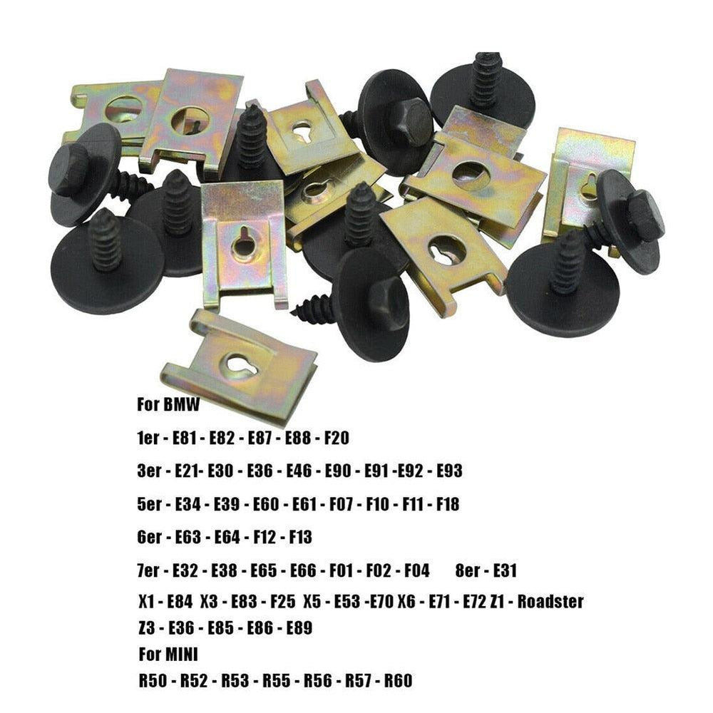 Set 10 screws with hex nuts - Suitable for the holes on the chassis - One Beast Garage