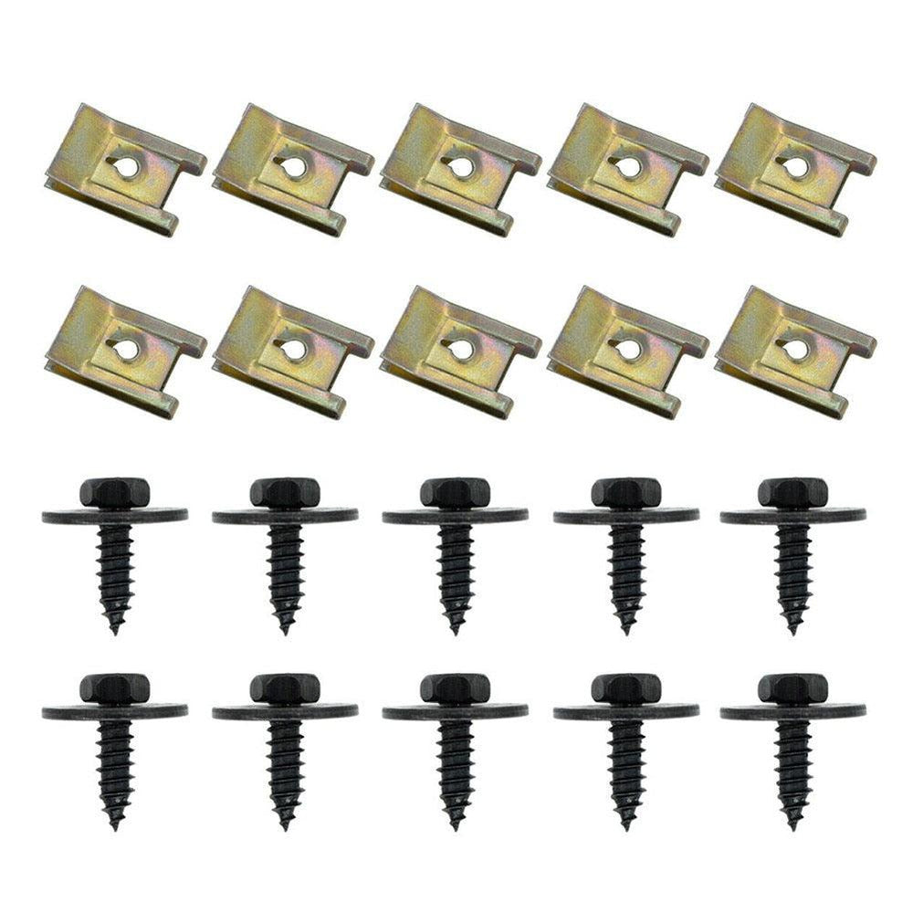 Set 10 screws with hex nuts - Suitable for the holes on the chassis - One Beast Garage